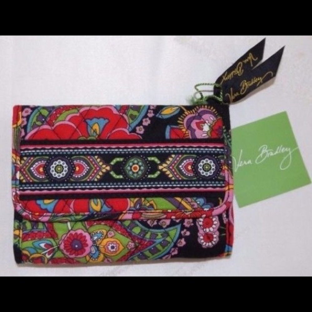 Vera Bradley Euro Wallet Symphony in Hue